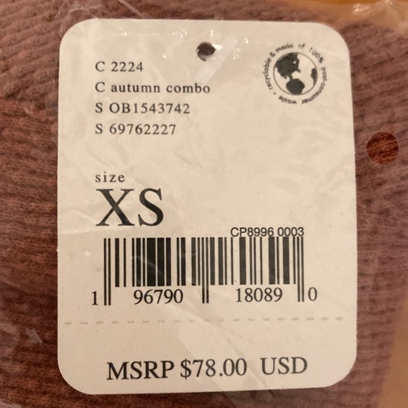 NWT Free People Mikah Layering Cuff Thermal Top Long Sleeve Size XS OB1543742 - Picture 7 of 9